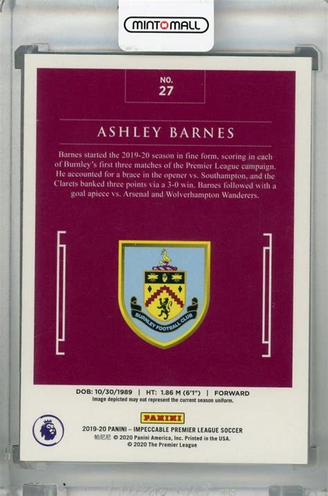 ミントモール MINT 浦和店 2019 20 Panini Impeccable Premier League Burnley