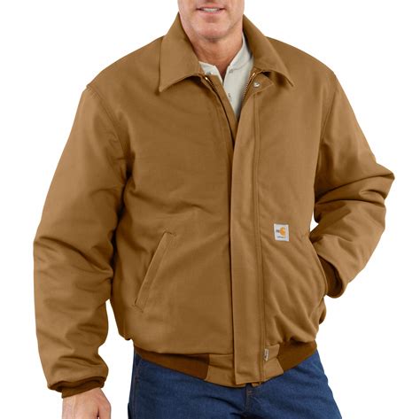 Carhartt Fr Duck Bomber Jacket Carharttrbrown M 35ep03101623 211