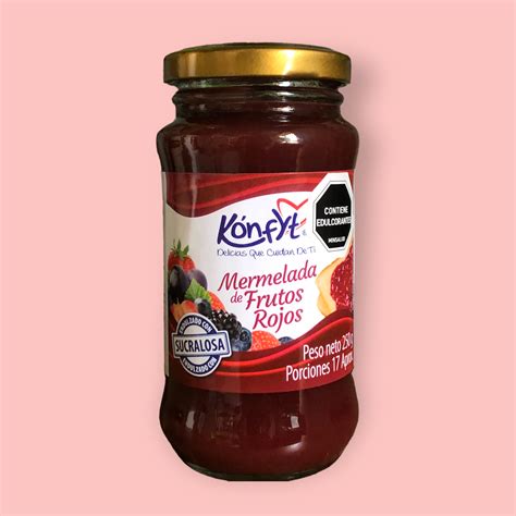 Konfyt Mermelada De Frutos Rojos Sin Az Car X Gr Persano Co