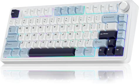 Aula F Wireless Mechanical Keyboard Hot Swappable Creamy Keyboard Pre Lubed Reaper