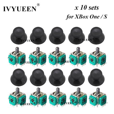 IVYUEEN 10 Sets 3 Pin 3D Analog Joystick Stick Sensor Module