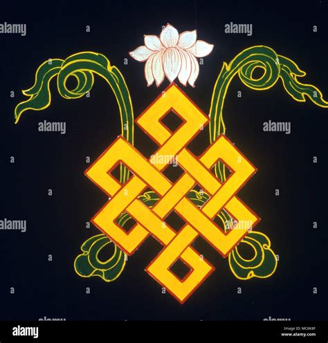 Buddhist Symbol The sacred knot one of the eight sacred symbols of the ...