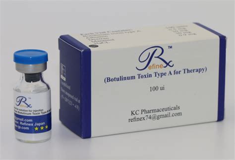 Refinex 100ui Injection Botulinum Toxin Type A for Wrinkle Removal - $35.00