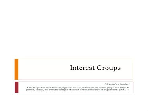 Ppt Interest Groups Powerpoint Presentation Free Download Id 2705693