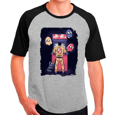 Camiseta Pacman Ca A Fantasmas Retr Anos Masculina Elo