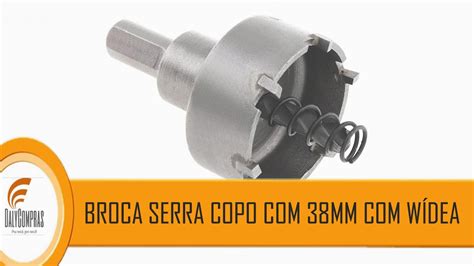 Broca Serra Copo 38 Mm Para Aço Inox E Outros Metais YouTube