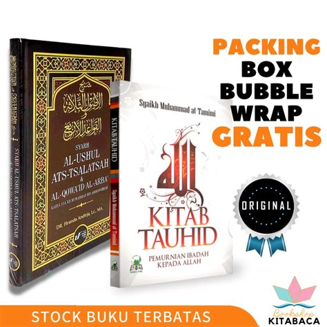 Jual PAKET Syarah Kitab Tauhid Al Ushul Ats Tsalatsah Al Qowaid Al