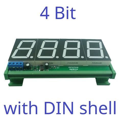 DM18C04 4 Bit 1 8 Inch RS485 Modbus Rtu Digital Tube LCD LED Display