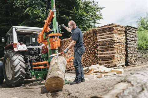 Holzspalter Hydrocombi Mit Viel Spaltkraft Posch