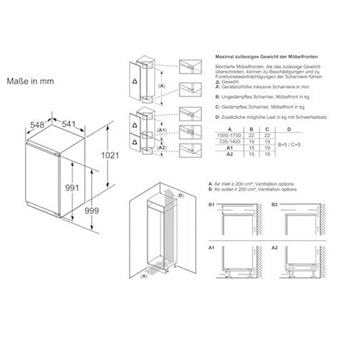 Bosch Kil Vfe Einbau K Hlschrank Serie Im Einbauk Hlschrank Cm