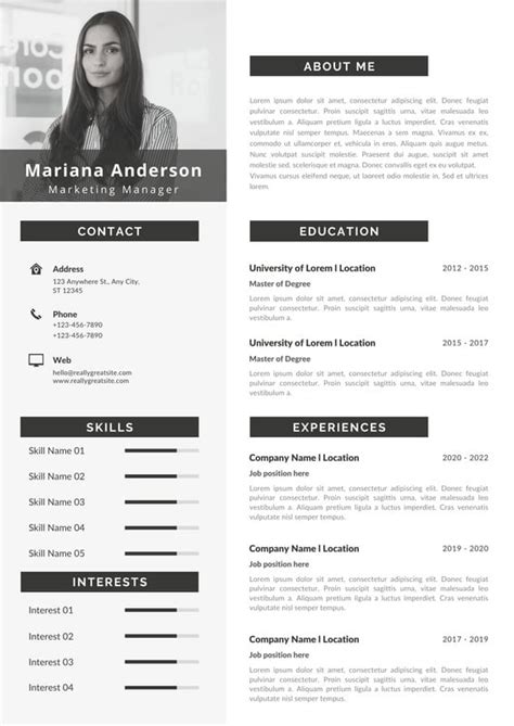 Free Printable Seek Resume Templates To Customize Canva