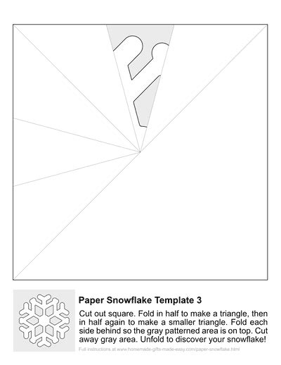 How To Make Paper Snowflakes Free Printable Patterns