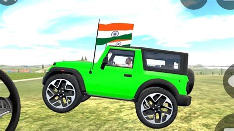 Dollar Song Modified Mahindra Green Thar Indian Cars Simulator 3D