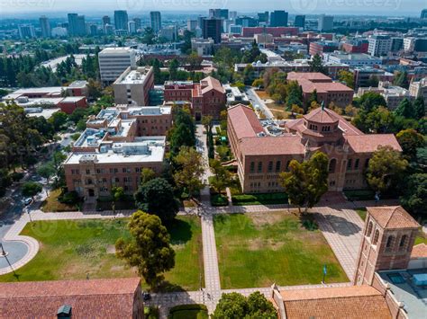 Aerial View Of The Royce Hall At The University Of California Los