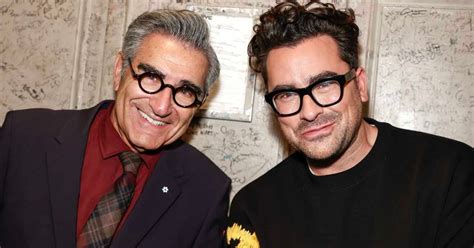 Schitt S Creek Stars Eugene And Dan Levy Make History As Father Son