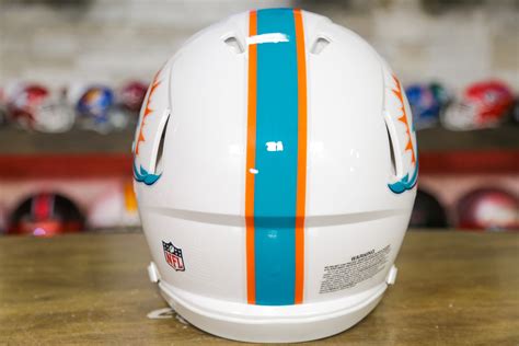 Miami Dolphins Riddell Speed Authentic Helmet – Green Gridiron, Inc.