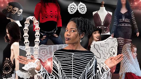 My Favorite Goth Crochet Patterns Perfect For Fall And Winter