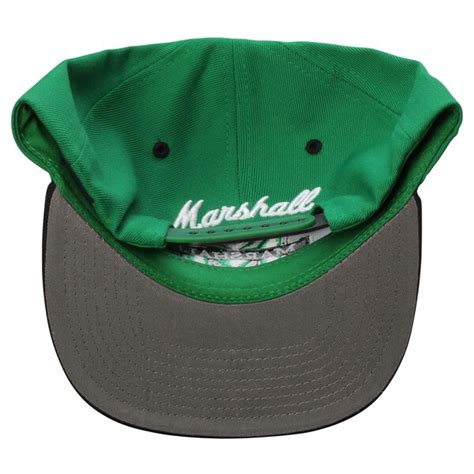 Marshall Thundering Herd Zephyr Z11 Snapback Adjustable Hat Green