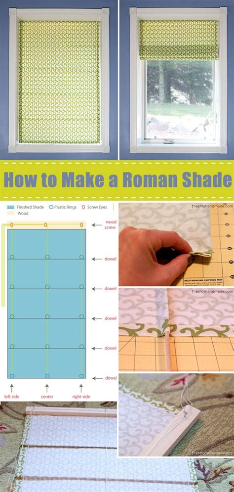 roman shade diy tutorial    roman shades  windows