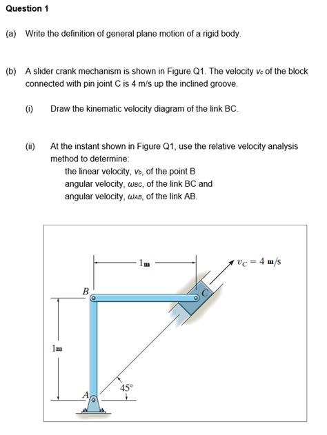 Solved Question 1 A Write The Definition Of General Plane