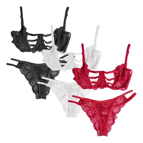 Conjunto Lingerie Sex Kit Suti Aro Calcinha Rendada Frete Gr Tis