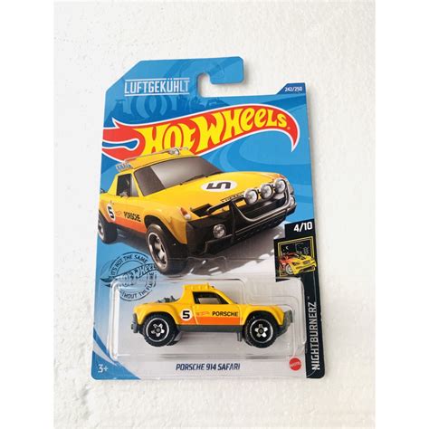 Jual HOT WHEELS HOTWHEELS PORSCHE 914 SAFARI KUNING LUFTGEKUHLT NIGHTBURNERZ HOTWIL LANGKA MURAH