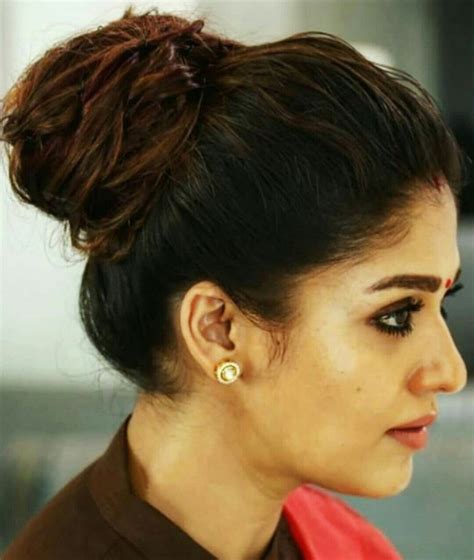 Pin By Gowri On Nayanthara Nayanthara Hairstyle Beautiful Indian