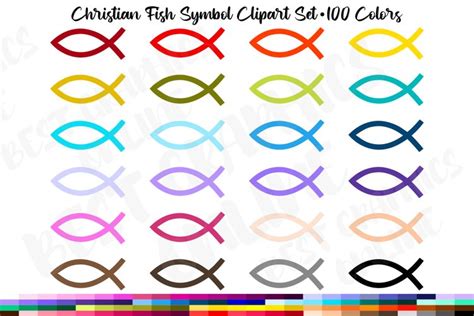 Christian Jesus Fish Symbol Religious Christian Fish Clipart