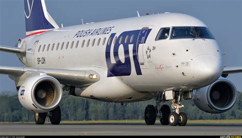 SP LDH LOT Polish Airlines Embraer ERJ 170 170 100 At Katowice