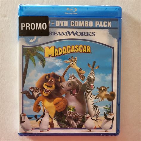 MADAGASCAR Blu-Ray & DVD Combo Pack PROMO Dreamworks 2005 Brand NEW ...