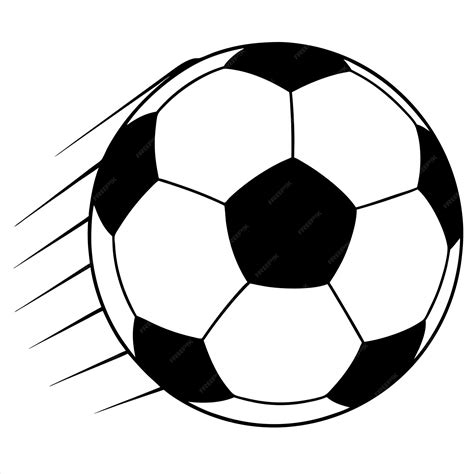 Un dibujo de una pelota de fútbol con un dibujado de una peloта de