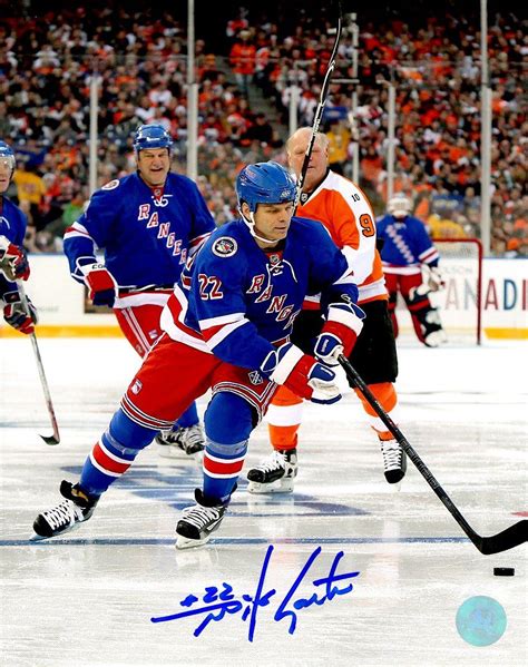 Autographed MIKE GARTNER 8X10 New York Rangers Photo - Main Line Autographs