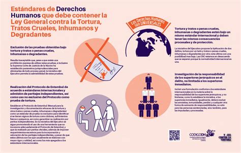 Infografia Con Estándares Internacionales Ley Gral Contra La Tortura