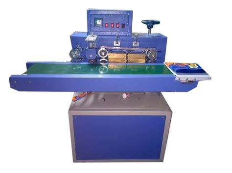 Semi Automatic Mild Steel Horizontal Continuous Band Sealer Machine