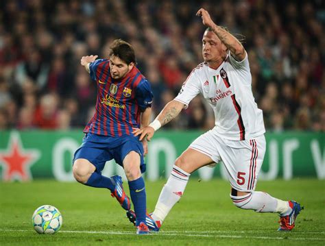 Pictures Lionel Messi Vs Ac Milan Champions League Quarter Final