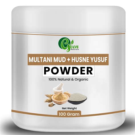 Multani Mitti Husn E Yousuf Powder For Face Pack Fuller Earth