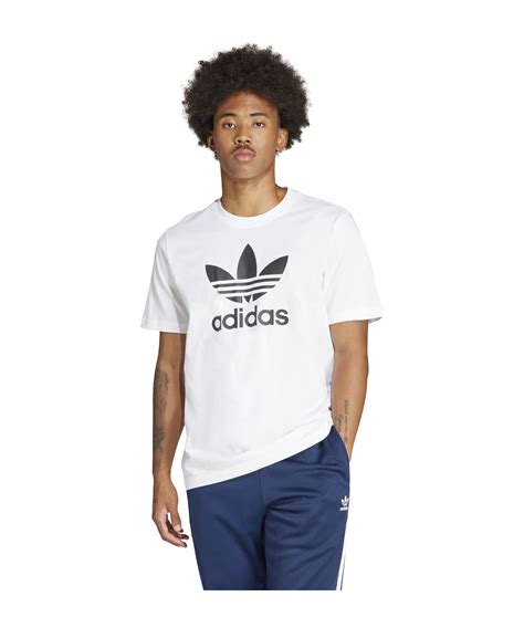 Adidas Originals Adicolor Trefoil T Shirt Weiss Lifestyle