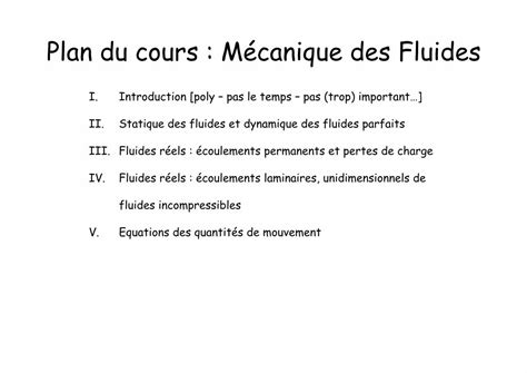 Pdf Plan Du Cours M Canique Des Fluidesensieg Dox Free Fr A Ensieg