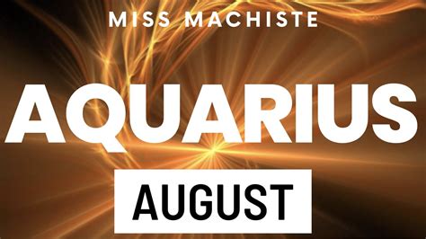 AQUARIUS WOW AQUARIUS THIS IS HUGE FOR YOU JULY 31 AUGUST 7