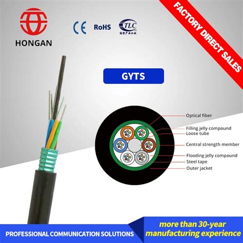 6 Core Single Mode Fiber Optic Cable For Direct Buried Fiber Optic Cable And 6 Core Fiber