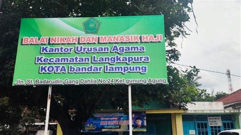 Profil Kua Kecamatan Langkapura Bandar Lampung Tribunlampung Wiki