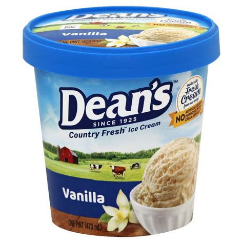 Dean S Country Fresh Vanilla Ice Cream Pt Walmart