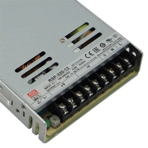 Meanwell RSP 320 12 Ultra Thin LED Power Source PFC For LED Display