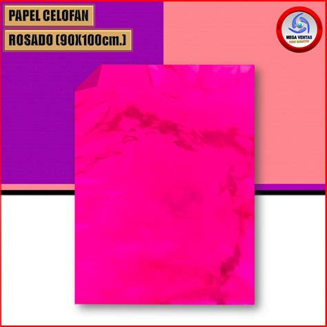 Papel Celofan Pandi X Cm Rosado Megaventas Mcm