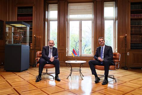 Nikol Pashinyan And Kyriakos Mitsotakis Discuss Issues Related To The