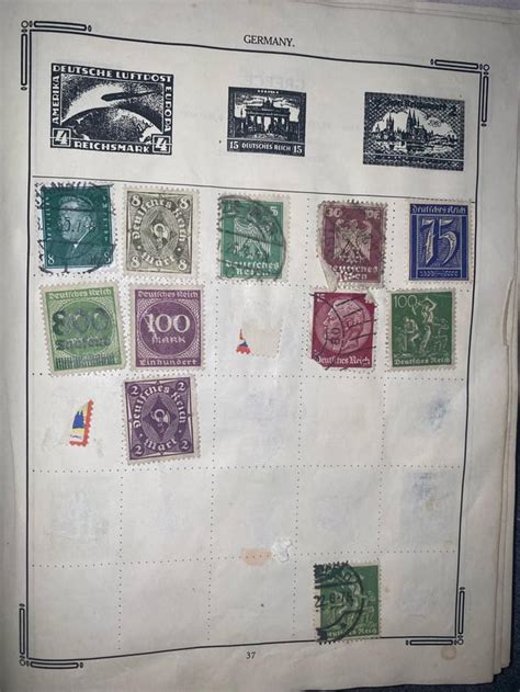 German stamps from a collectors stamp book : r/stamps