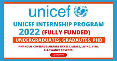 Unicef Internship Program 2022 Fully Funded Dailytrendznews