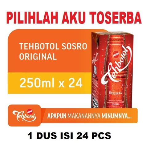 Jual Teh Botol Sosro Kotak Original Ml Harga Dus Isi