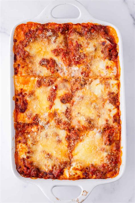 recipes for lasagna with no boil noodles 8