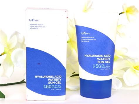 Isntree Hyaluronic Acid Watery Sun Gel Spf Pa Review Demo